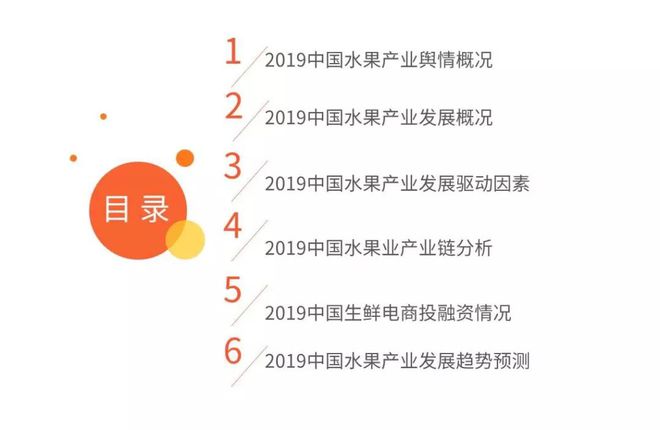 天博电竞官网APP下载2019中邦生果墟市运转大数据与投资剖析呈文(图2)